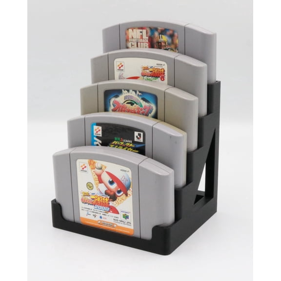 Display Tower, Rack, Case for Nintendo 64 - Fits 5 Games