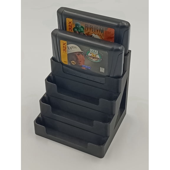 Display Tower, Rack for Sega Genesis 32X Games (Fits 5 Games)