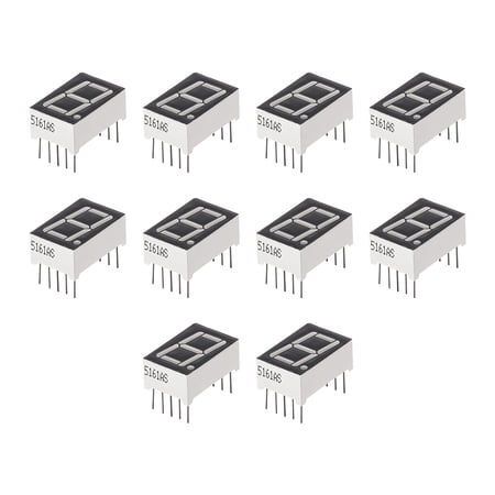 Display Tube Module 1 Bit Common Cathode Red LED for Arduino MCU 10pcs