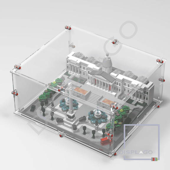 Display case for LEGO Architecture #21045 "Trafalgar Square"
