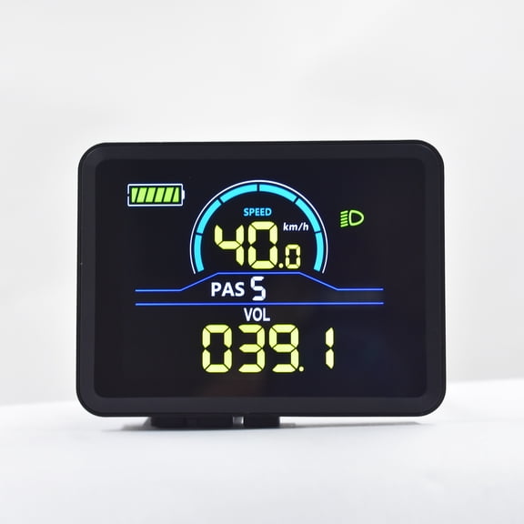 Display for Ebike P5C 5Pin, UART No. 2 Protocol, 24V-60V ABS Colorful Cycling Computer
