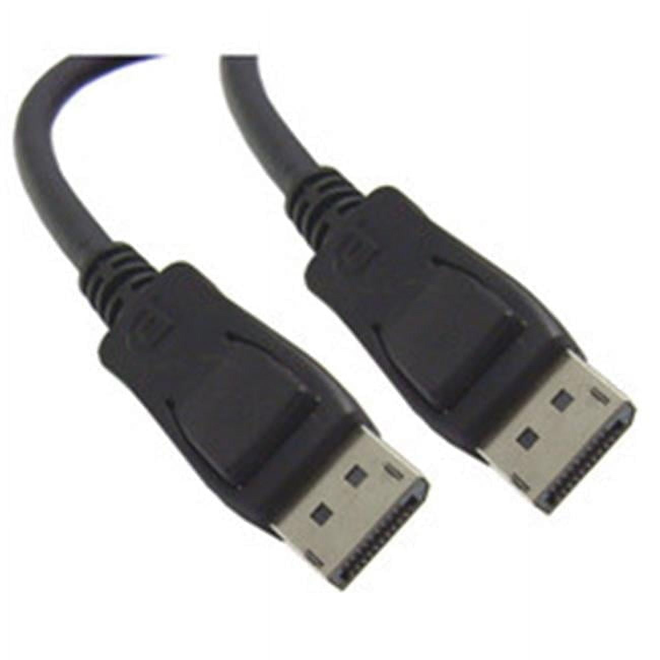DisplayPort 1.2 Video Cable, DisplayPort Male, 10 foot