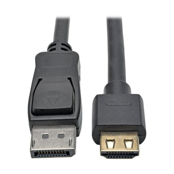 DisplayPort 1.2a to HDMI Active Adapter Cable with Gripping HDMI Plug, HDMI 2.0, HDCP 2.2, 4K x 2K @ 60 Hz (M/M), 10 ft.