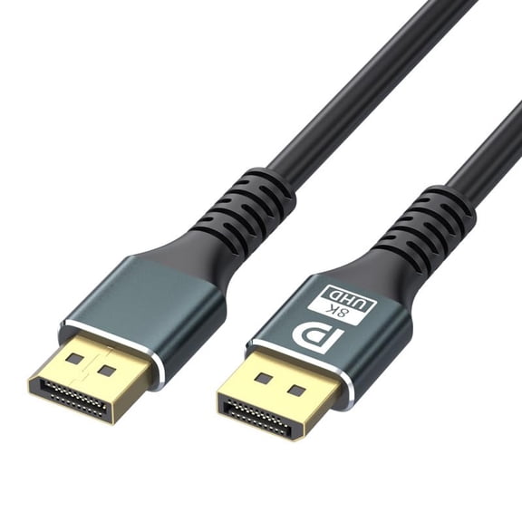 DisplayPort 1.4 Cable, 32.4Gbps High-Speed, 8K@60Hz, 4K@120Hz, 3.3FT