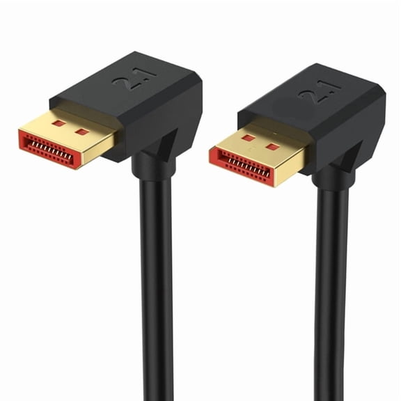 DisplayPort 2.1 Cable 50cm 54Gbps Bandwidth Supports 16K 30Hz 8K 120Hz 4K 240Hz For Gaming Monitors And HDCP 2.2 Devices