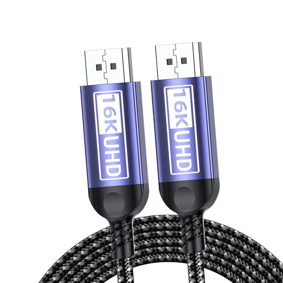 DisplayPort 2.1 Extension Cable Male to Male 80Gbps for Gaming Monitors Supports 16K@60Hz 8K@240Hz 4K@240Hz