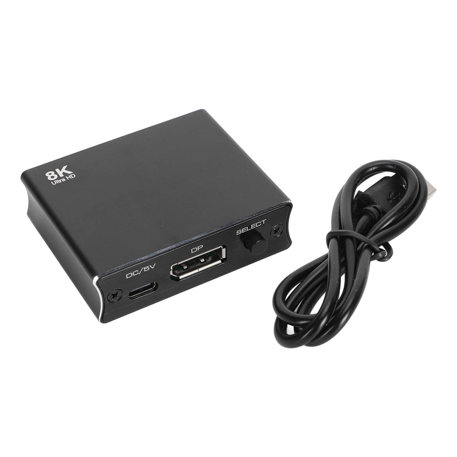 DisplayPort Bidirectional Switch 8K 30Hz 2 Input 1 Output 1 Input 2 ...