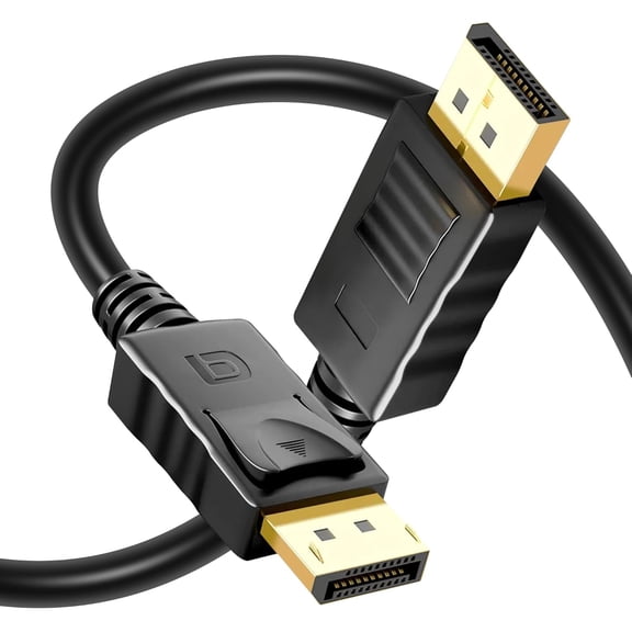 DisplayPort Cable 6FT, DP to DP Cable 4K@60Hz,1440p@144Hz/165Hz Display Port Cord for Monitor, Computer, Laptop, PC, Graphics Card