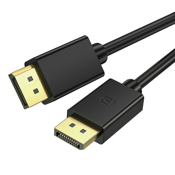 DisplayPort Cable, IXEVER DP Cable v1.2 Display Port to Display Port [6.6FT], [4K@144Hz,4K@60Hz,2K@165Hz], High Speed Gold-Plated Display Port Cord for Gaming Monitor, Graphics Card, TV, PC, Laptop