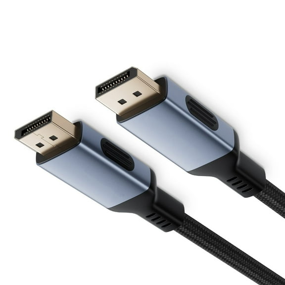 DisplayPort Cable with 16K Capabilities, 80Gbps, Ensures 8K@240Hz and 4K@240Hz for Gamers and Designers