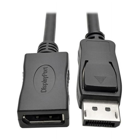 DisplayPort Extension Cable 4K x 2K with Latches HDCP 2.2 M & F, 10 ft.