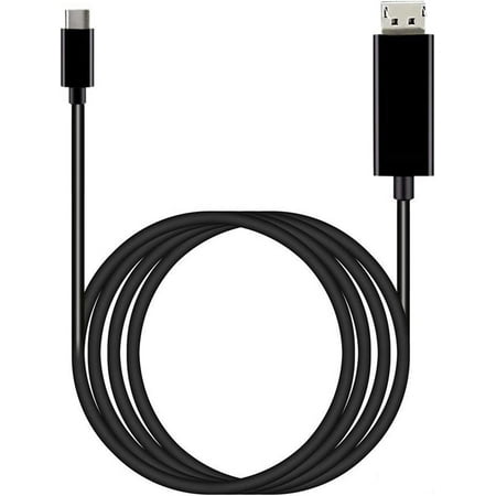 DisplayPort Kit Compatible with Apple iPad Pro/Air/2020/2018 to USB-C/PD to full 4k/60Hz with Slim 6 Foot Cable! (DP)