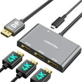 DisplayPort Splitter for 3 Monitors Extended Display 4K 60Hz Display Port to Docking Station 1