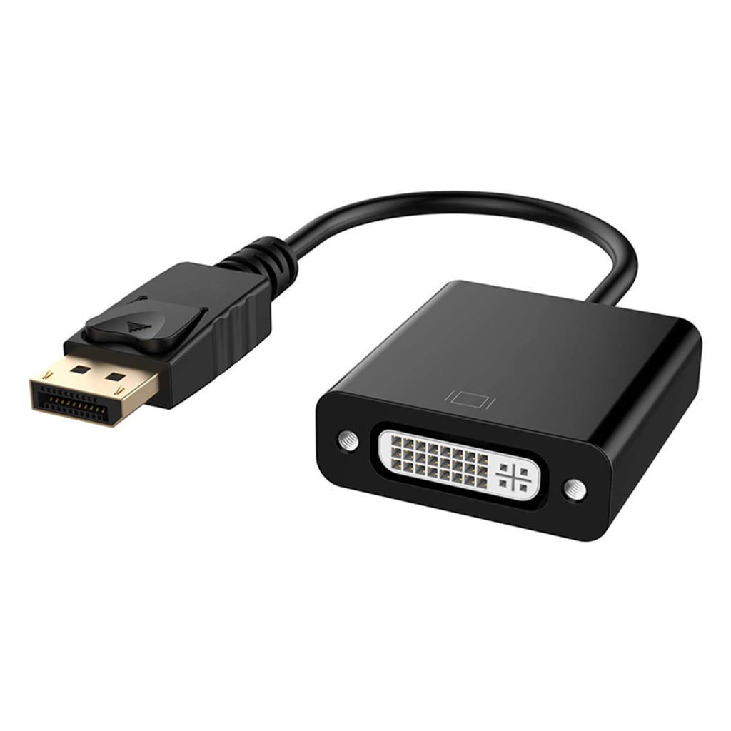 DisplayPort To DVI Adapter Converters 1080P 60Hz Gold Plate Connectors ...