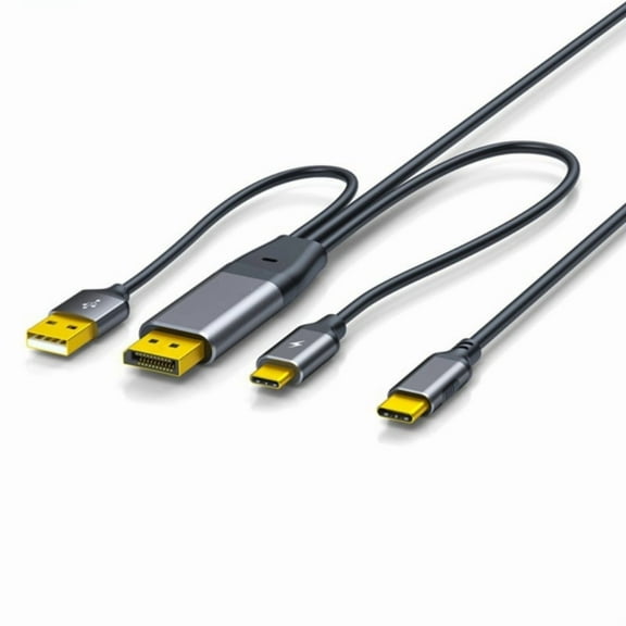 DisplayPort To USB C Adapter Cable 4K@60Hz For Mobile Monitor Studio Display Touch Function VR Headsets Gaming Consoles