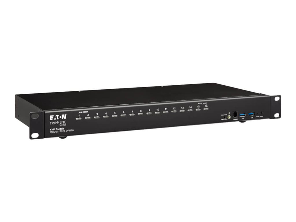 Tripp Lite DisplayPort / USB KVM Switch 16-Port Audio/Video 4K 60Hz B024DPU16
