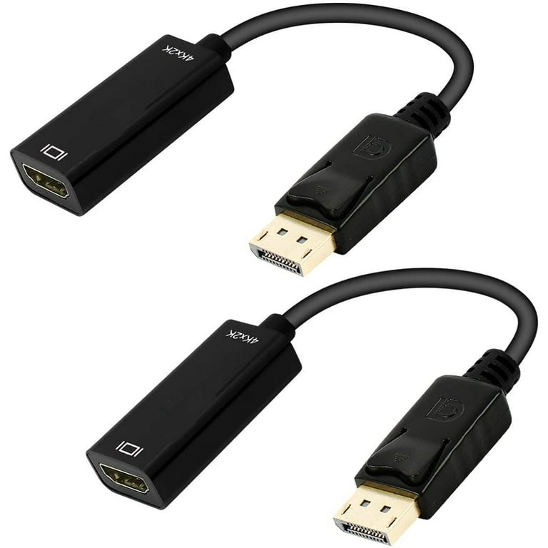 DisplayPort to HDMI, 4K DP Display Port to HDMI Adapter (Male to