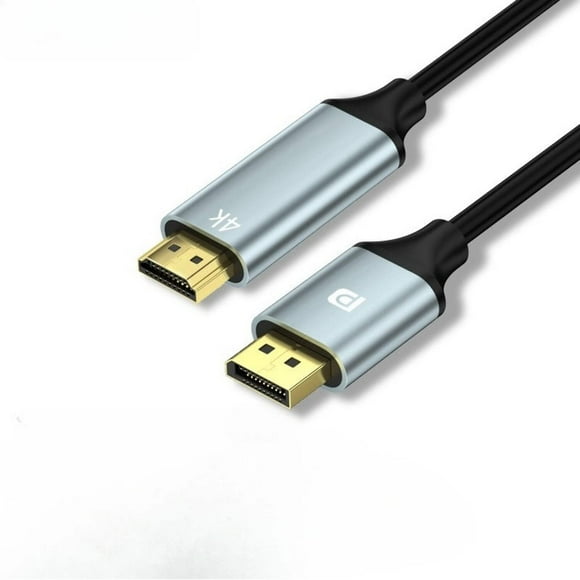 DisplayPort to HDMI Cable , 4K DP to HDMI Adapter Cable, High-Speed HDMI Converter, Plug Play for PC Laptop Monitor