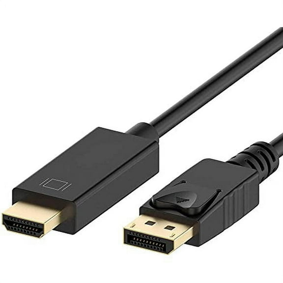 DisplayPort to HDMI Ultra HD 4K Cable 10 Feet 3D Audio/Video Converter 10 Ft