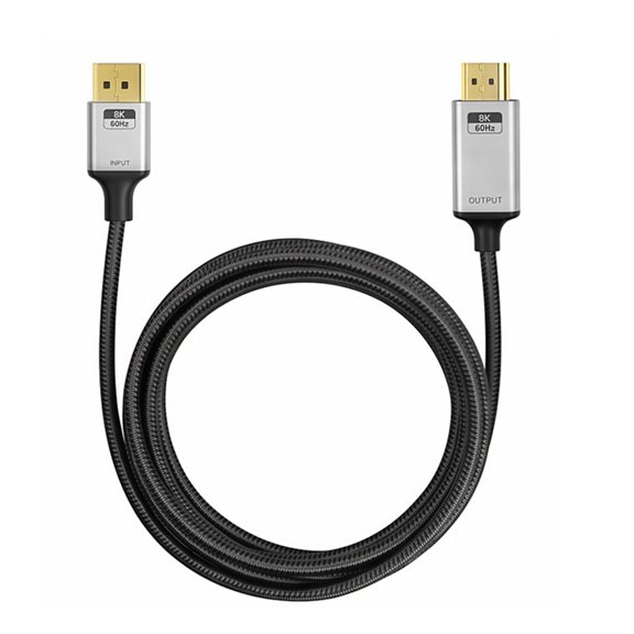 DisplayPort to HDTV Cable DisplayPort Computer to HDTV Monitor Cable Male to Male for Computer Desktop Laptop PC Monitor Projector