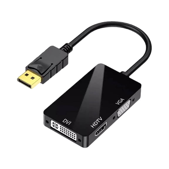 DisplayPort to HDTV VGA DVI Cable Computer Monitor Cable Male to Female for Computer Desktop Laptop PC Monitor Projectors