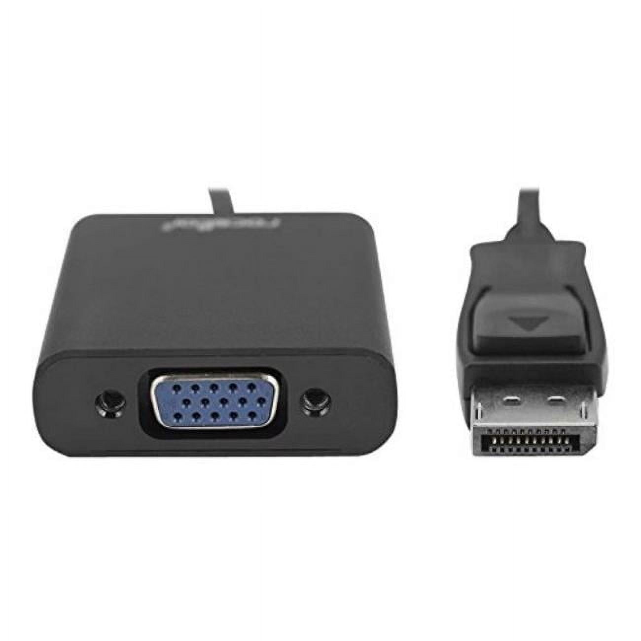 Display Adapter Vga DisplayPort to VGA Video Adapter Converter, Black: Computer Accessories ...