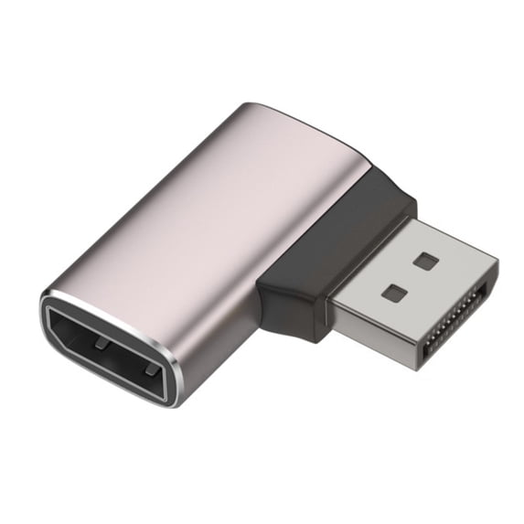 Displayport 1.4 Adapter 90 Degree DisplayPort Converter 8K/60Hz Right Angled DisplayPort Displayport Cable Adapter Con