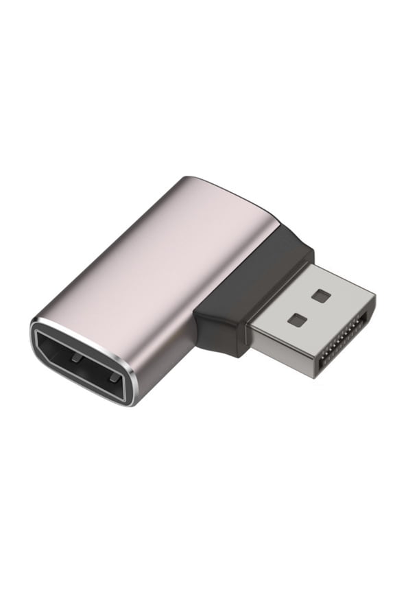 Displayport 1.4 Adapter 90 Degree DisplayPort Converter 8K/60Hz Right Angled DisplayPort Displayport Cable Adapter Con