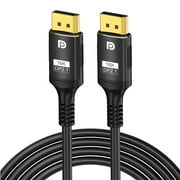 Displayport 2.1 Cable 10FT/3M, 80Gbps [16K@60Hz, 8K@120Hz, 4K@240Hz, 1080P@360Hz] HDR, HDCP, DSC 1.2a, FreeSync G-Sync DP Cable for Gaming Monitor, RTX 5090 7900XTX, RX 9070, RTX 6000 Ada