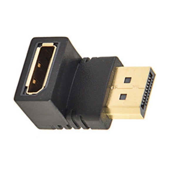 Displayport Adapter Right Angled Male to Female Gold Plateds for Efficient Space Management and Secure Connection