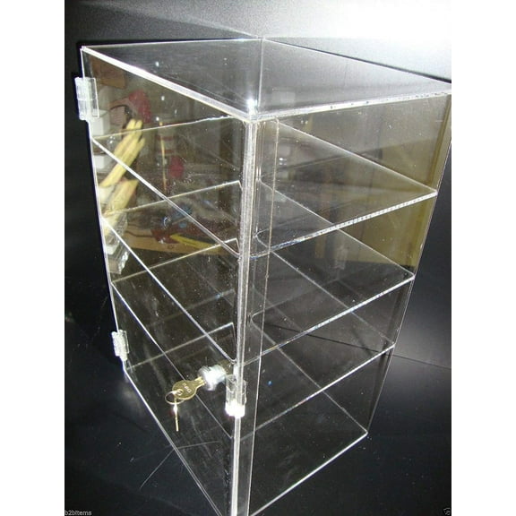 Displays2buy. 12" x 7" x 19" Locking Security Showcase Safe Box Acrylic Countertop Display Case