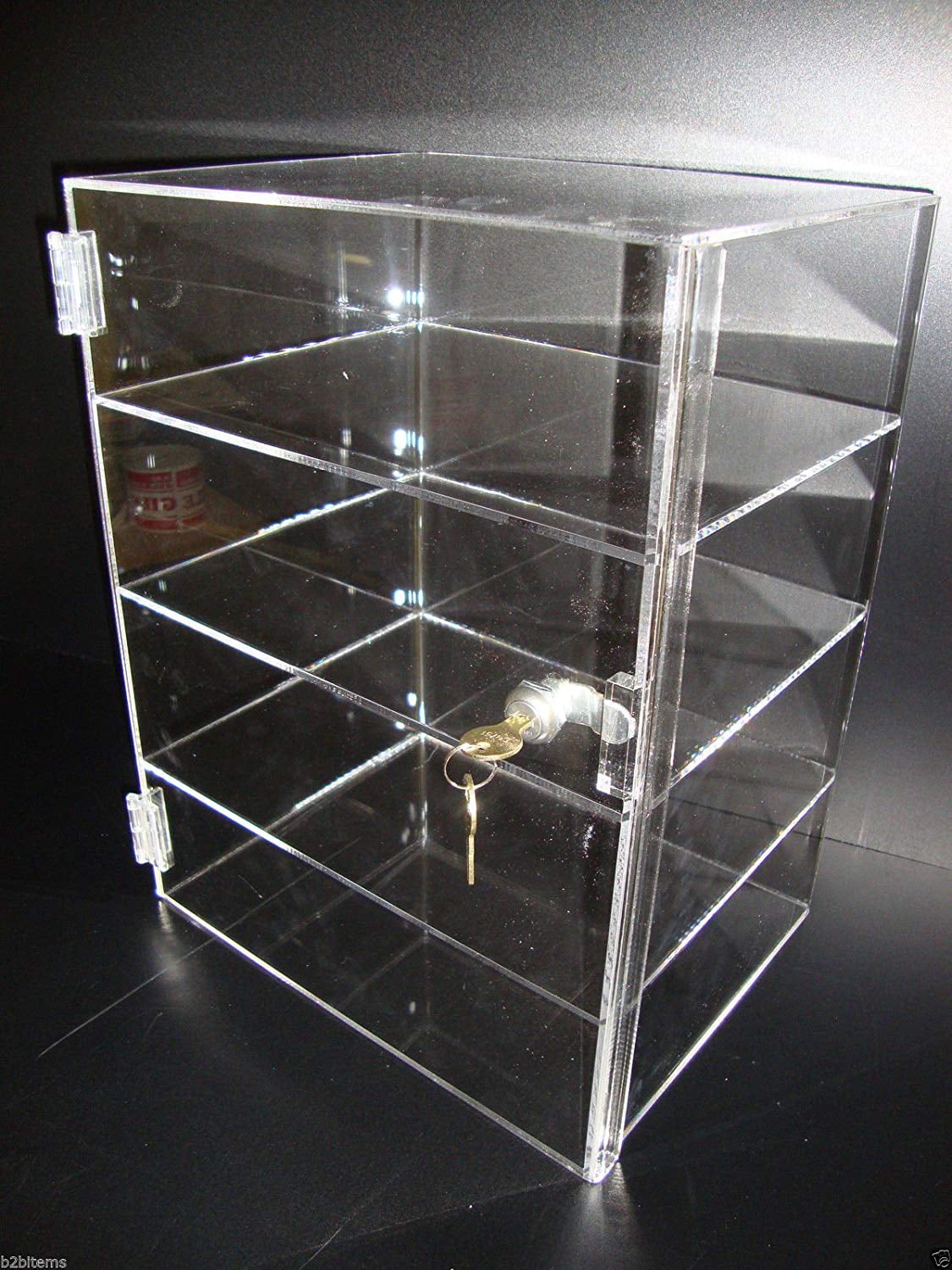 Displays2buy. 12" x 8" x 16" Locking Security Showcase Safe Box Acrylic Countertop Display Case