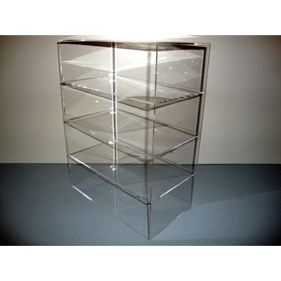 Displays2buy. 12" x 8" x 16" WITHOUT DOOR Showcase Acrylic Countertop Display Case