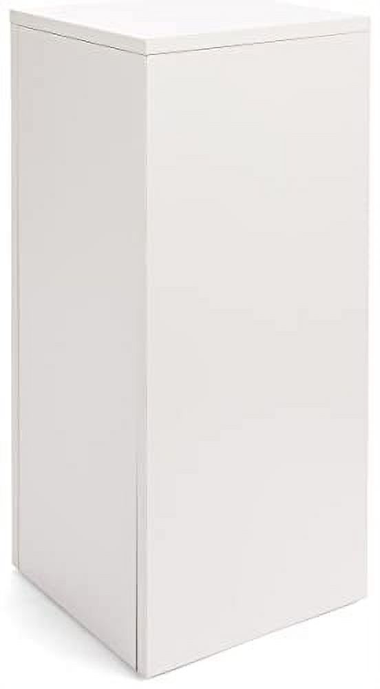 Displays2go, Gallery Display Column, Laminated Particle Board and Melamine Construction White