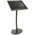 thumbnail image 1 of Displays2go Magnetic Menu Display Stand, Waterproof, UV Inhibitor Lens, Wheels, Black (ODMAG598BK), 1 of 6