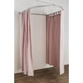 thumbnail image 1 of Displays2go Retail Dressing Room Kit, Semi-Circle, Aluminum Curtain Rod, Wall Mount - Silver, 1 of 7