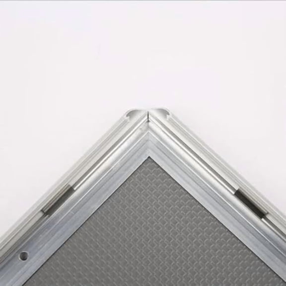 DisplaysMarket 11x17 Snap Frames, 1" Profile, Opti Frame, Mitered Corner, Wall Mounted - Silver (1)