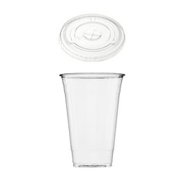 Eupako 8 oz Plastic Cups with Lids 100 Sets, Disposable Clear Cups with  Lids, Cold Drink Containers …See more Eupako 8 oz Plastic Cups with Lids  100