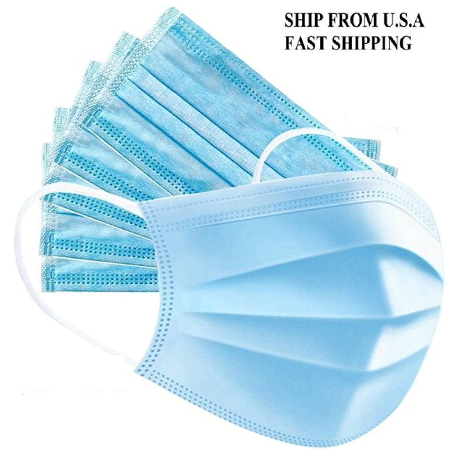 Disposable 3-Layer Breathable Disposable Earloop Face Mask(General Use)