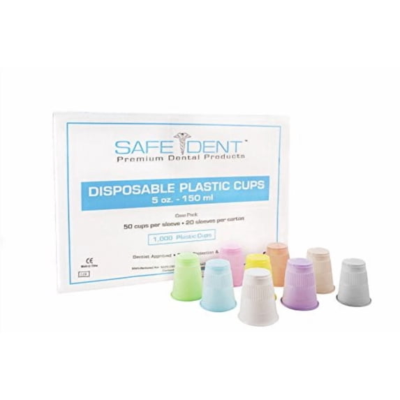 Disposable 5 oz Plastic Medical Dental Cups 1000 Count (Lavender)