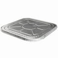 thumbnail image 1 of Disposable 8.25 x8.25 Square Aluminum Lids for 8X8 Aluminumdiposable Square Pans – Durable, Versatile, and Secure Fit: 10CT, 1 of 4