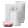 Disposable 8 oz Plastic Containers With Lids Of Each Containers And