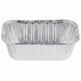 thumbnail image 1 of Disposable Aluminum Foil Loaf Pans, 1 lb Rectangular Baking Pans for Bread & Cakes, 100 Ct, 1 of 7