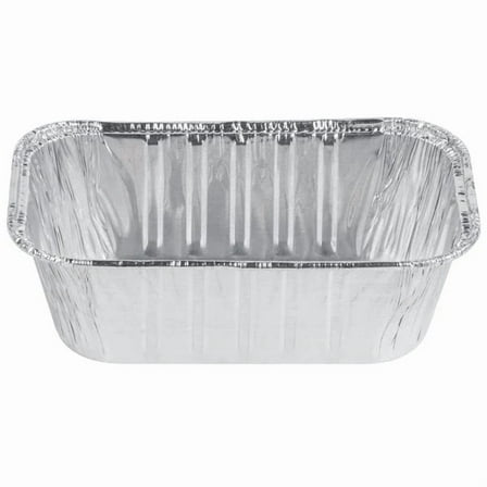 Disposable Aluminum 1lb Rectangular Loaf Pans: Ideal for Baking:10CT