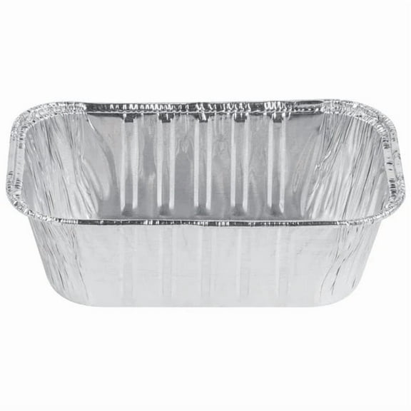 Disposable Aluminum 1lb Rectangular Loaf Pans: Ideal for Baking:10CT