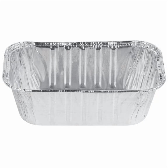 Disposable Aluminum Foil Loaf Pans, 1 lb Rectangular Baking Pans for Bread & Cakes, 25 Ct