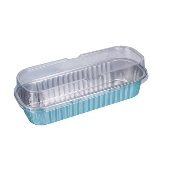 Disposable Aluminum Foil Box,Rectangular Takeout Container for BBQ Baking Grilling