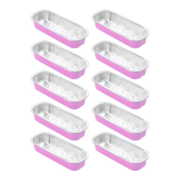Disposable Aluminum Foil Tin Box Square Aluminum Foil Box Baking Color Tin Paper Box