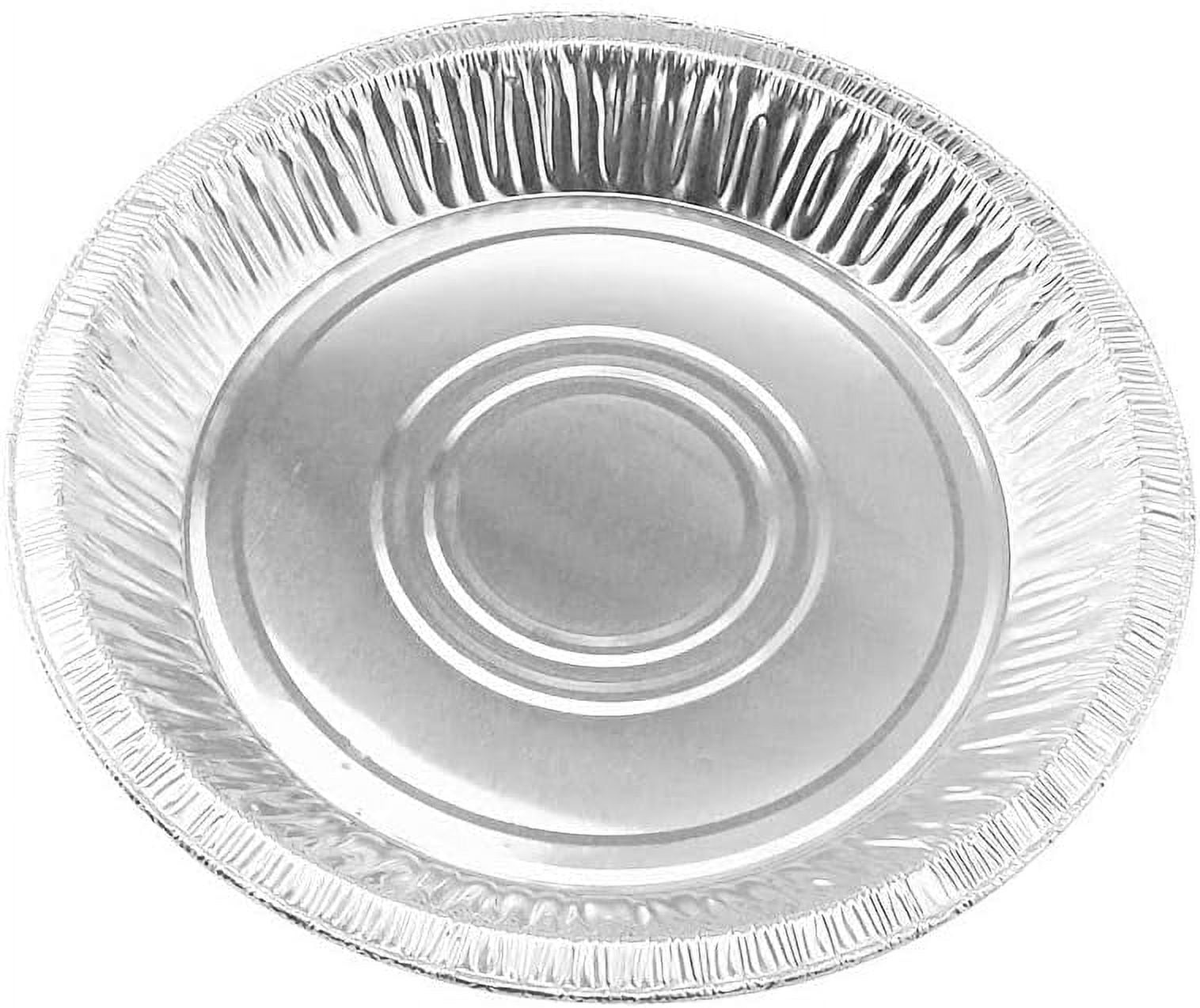 Disposable Aluminum Pie Pan - 9-5/8" Round Aluminum Baking Pan Perfect