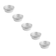 thumbnail image 1 of Disposable Aluminum Pizza Pans Round Baking Trays for Oven & Freezer Heavy-Duty No Cleanup Serving Trays Sturdy Foil Baking Trays for Pizza Cake Baking Parties & Outdoor BBQ Grill(50pcs,5.71 Inch), 1 of 6